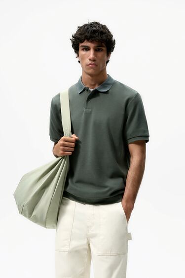 Image 0 of COTTON POLO SHIRT from Zara
