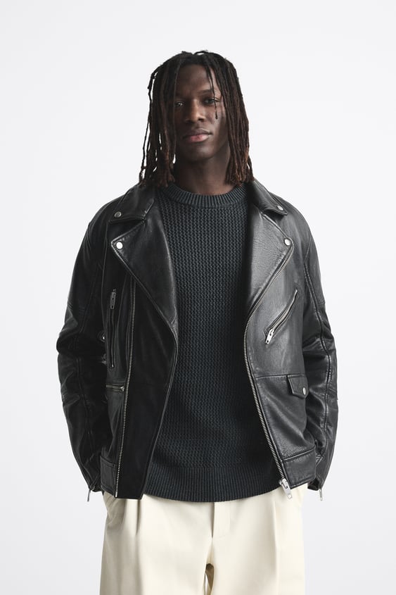 Steen waterbestendig exotisch Men's Leather Jackets and Coats | Explore our New Arrivals | ZARA United  States