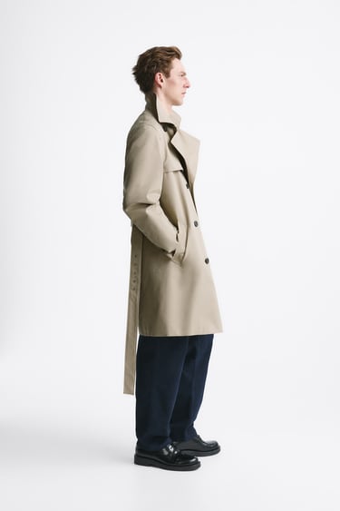 Image 0 of DOUBLE-BREASTED WATER-REPELLENT TRENCH COAT from Zara