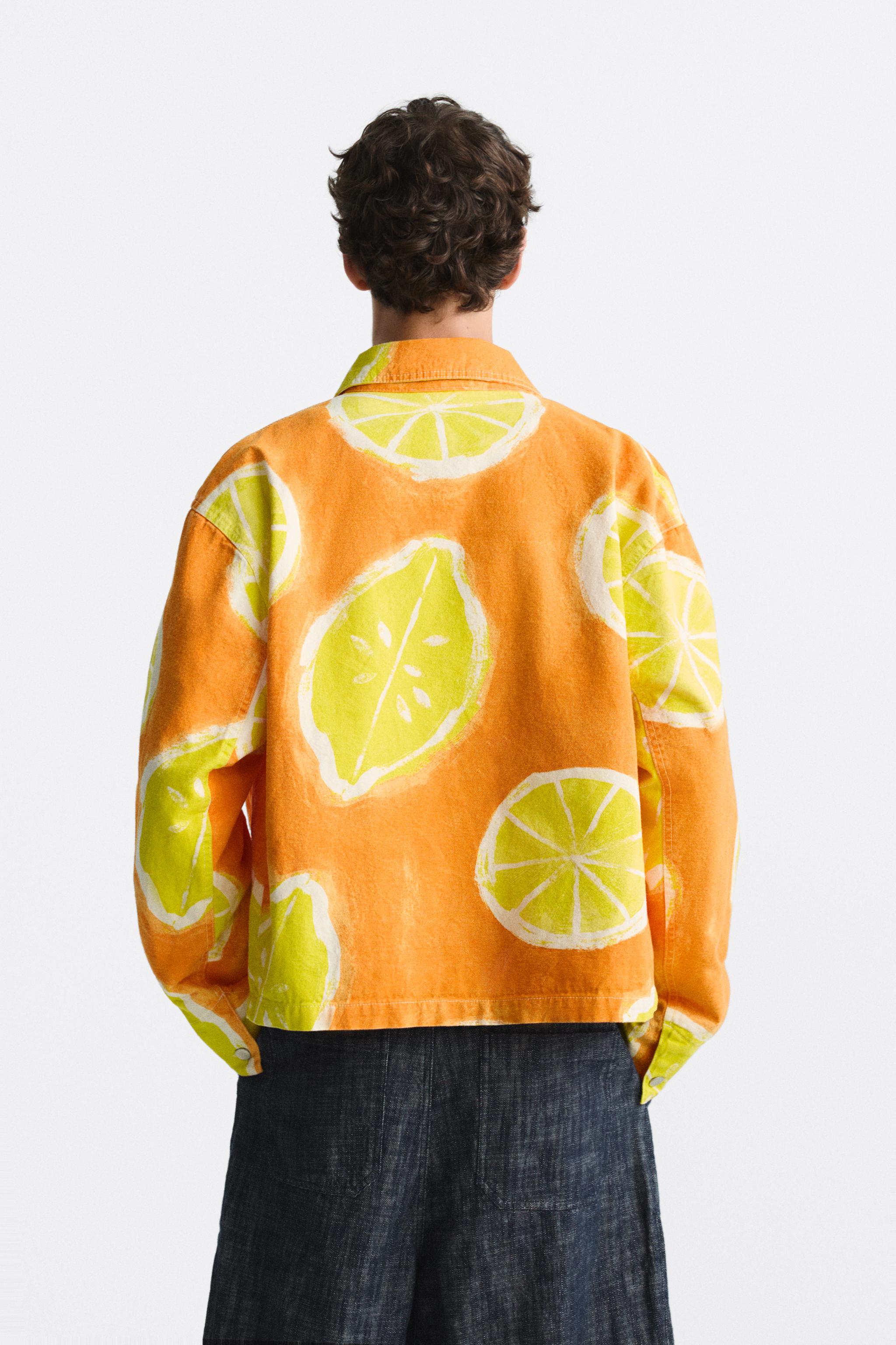 Zara LEMON PRINT JACKET LIMITED EDITION | Mall of America® Zara LEMON PRINT JACKET LIMITED EDITION | Mall of America®