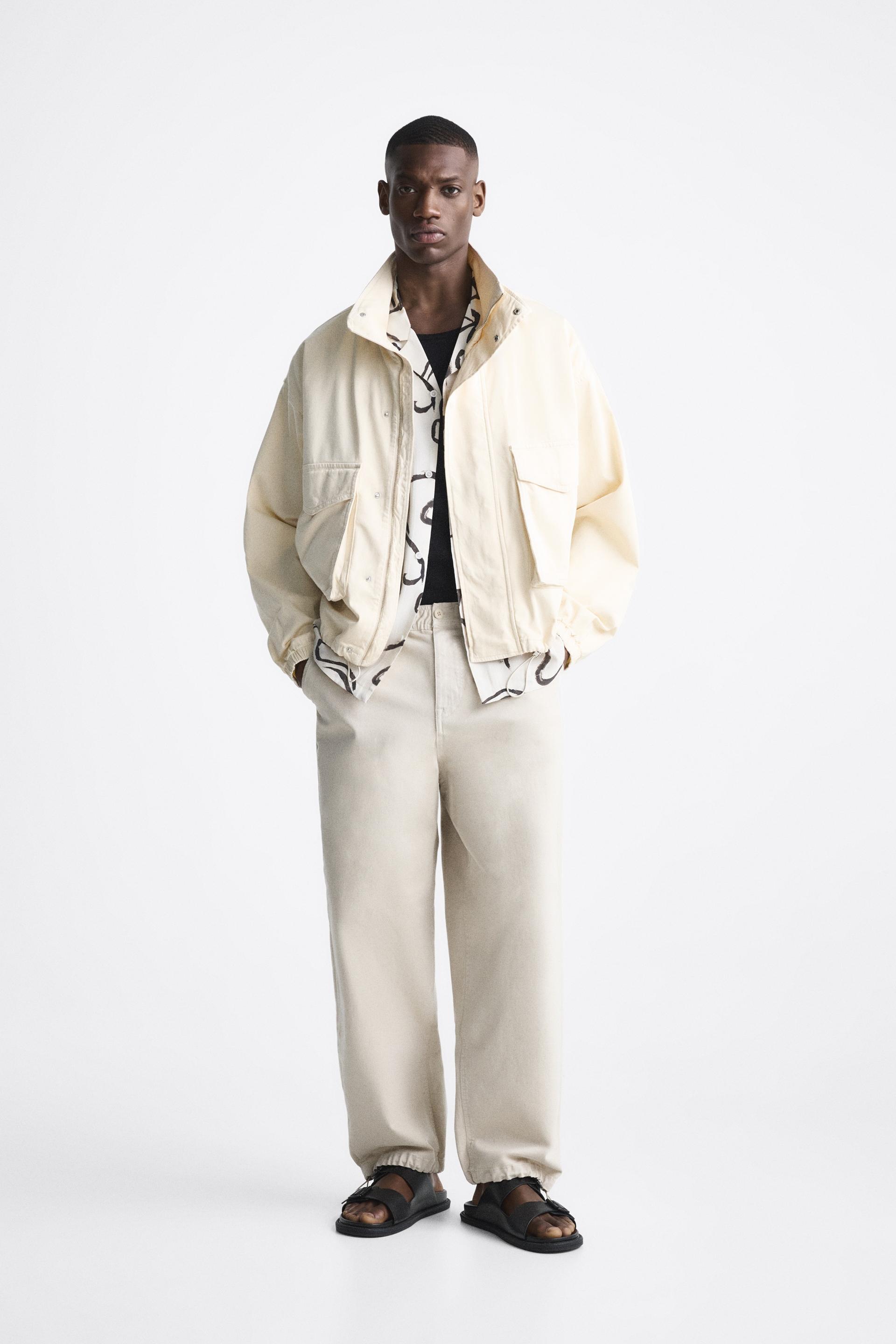 STRAIGHT コットンパンツ