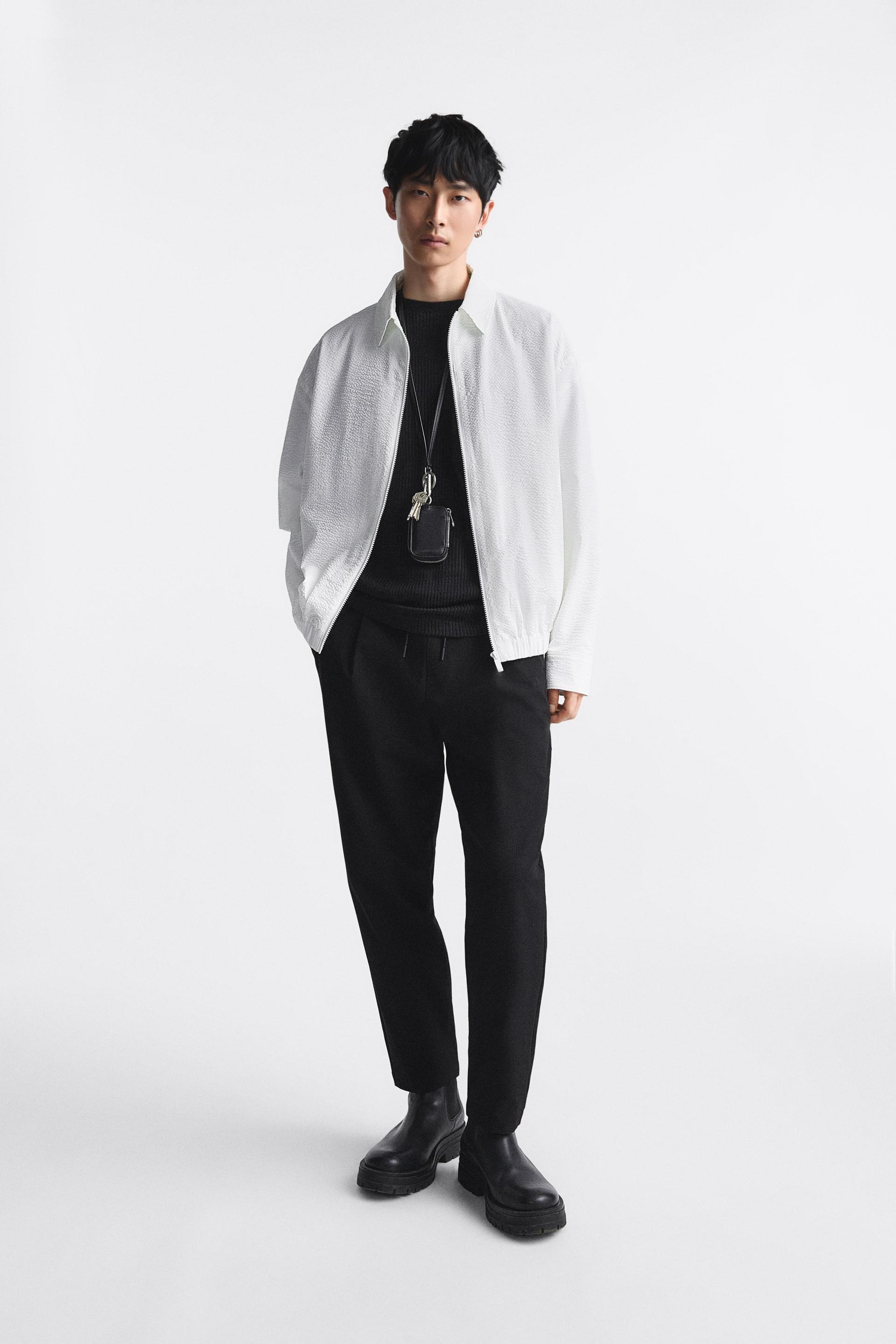 Zara mens pleated trousers Clearance