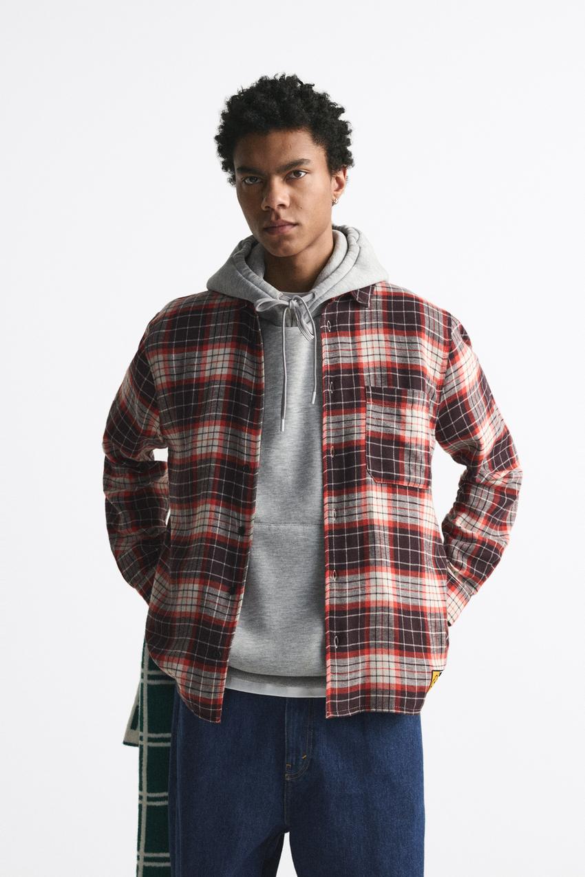 Checked shirt zara Clearance