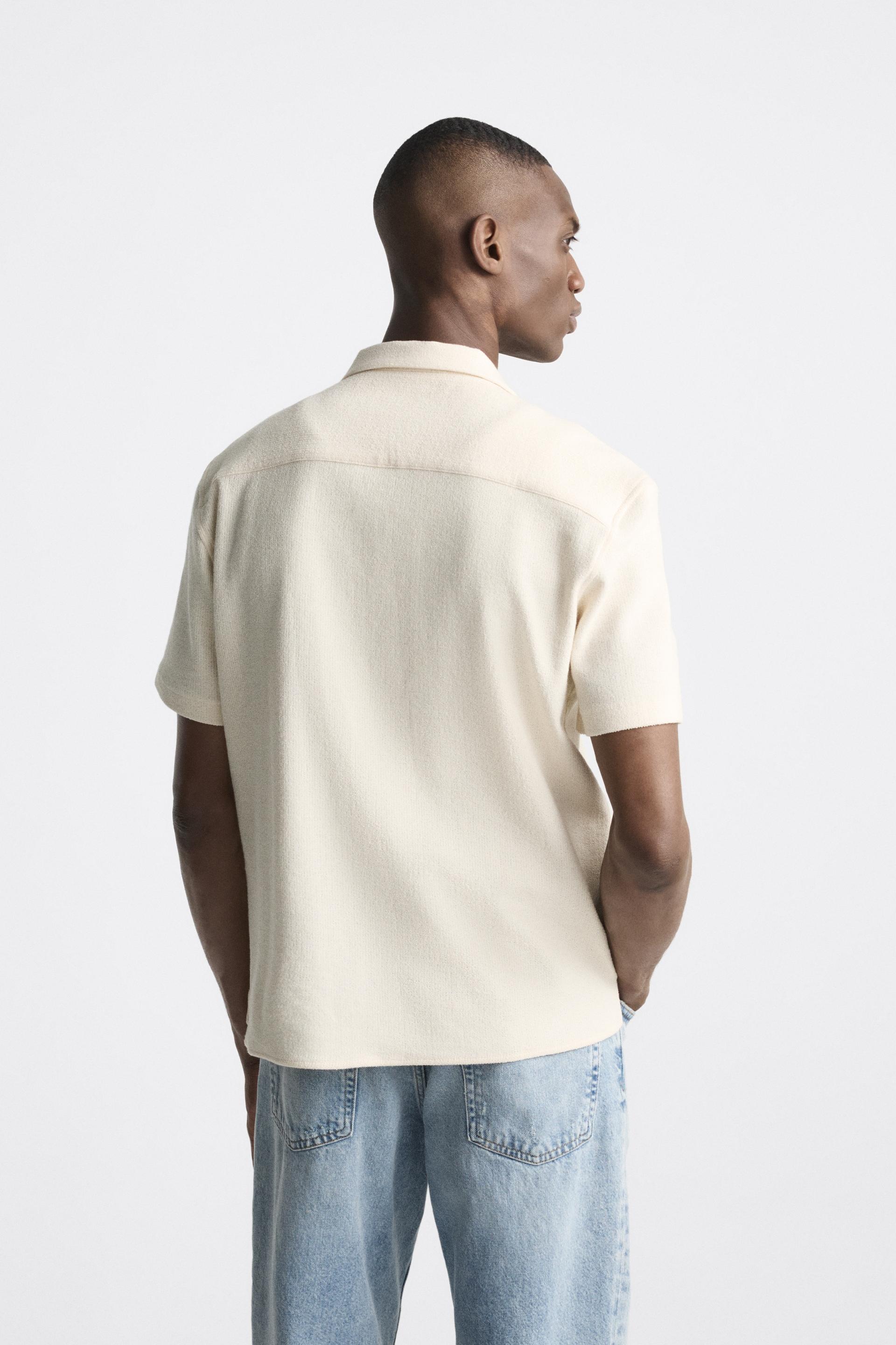 Zara men's button up shirts & tops Clearance