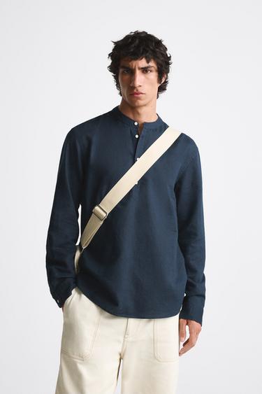 Mao shirt zara Clearance