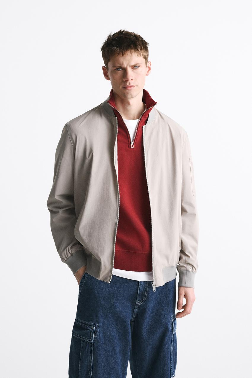 Technical bomber jacket zara Clearance