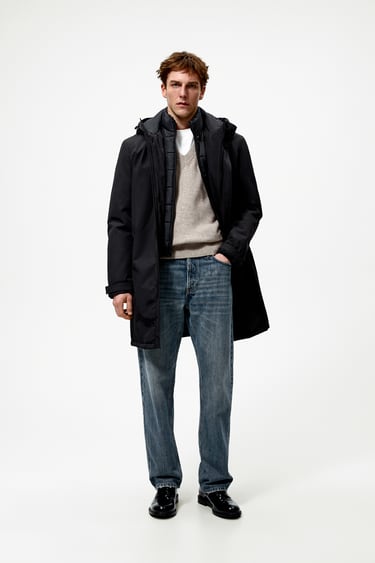 Image 0 of HOODED PUFFER PARKA from Zara