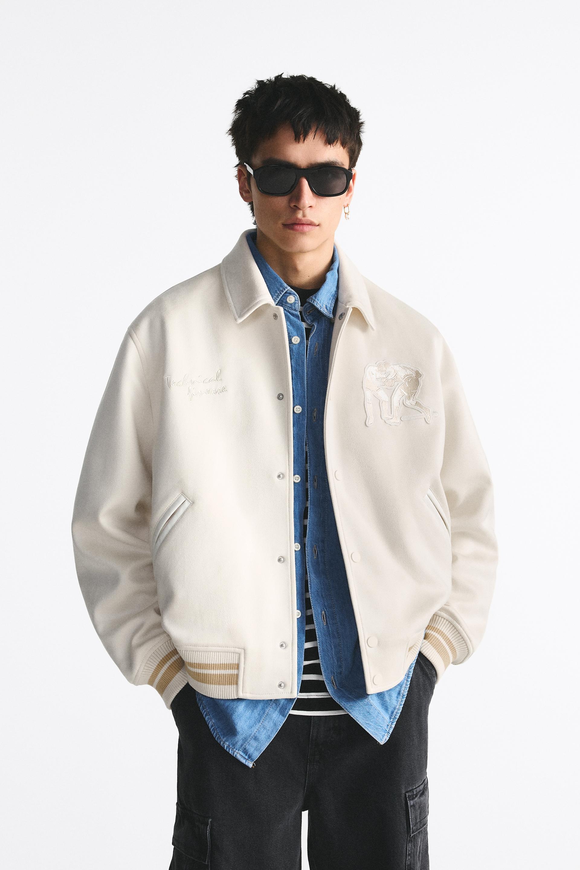 Zara suede bomber Clearance