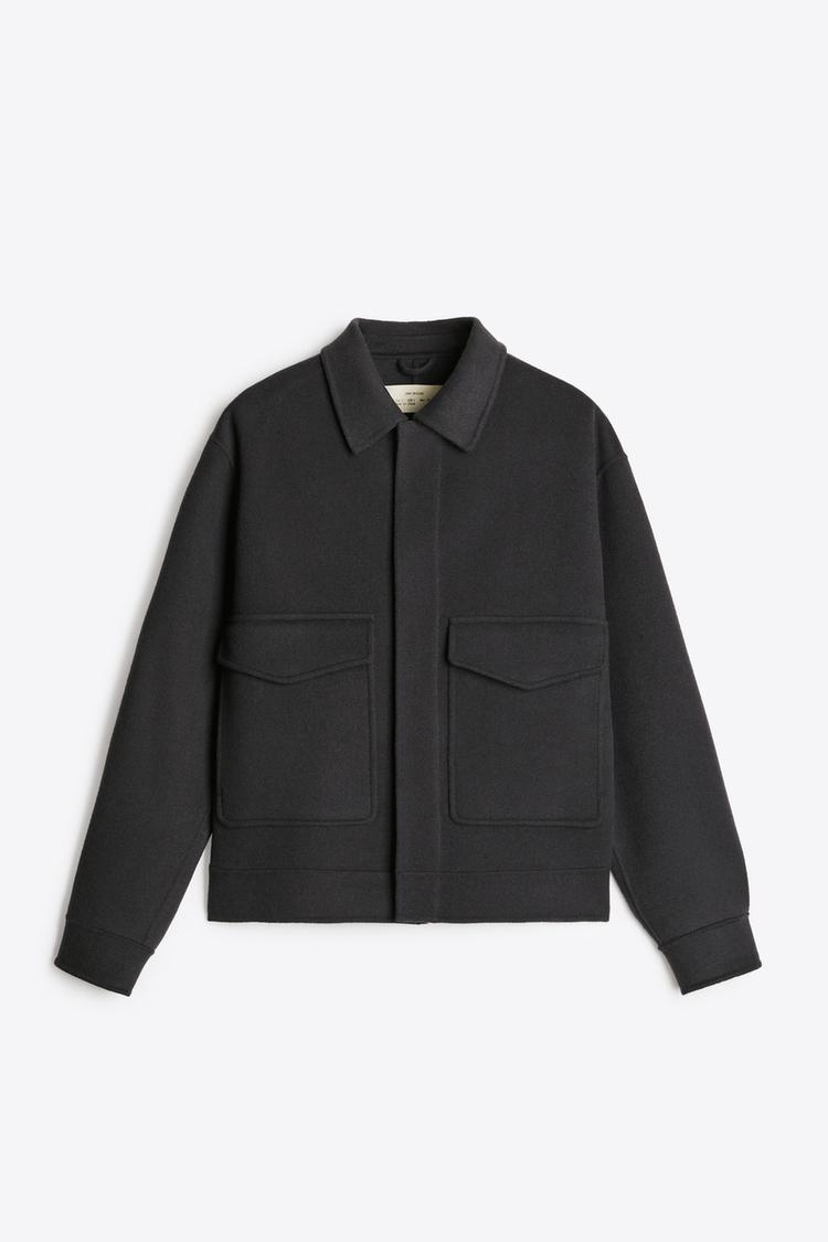 double faced 100 wool jacket