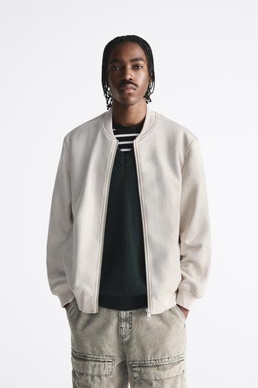 veste cuir homme zara