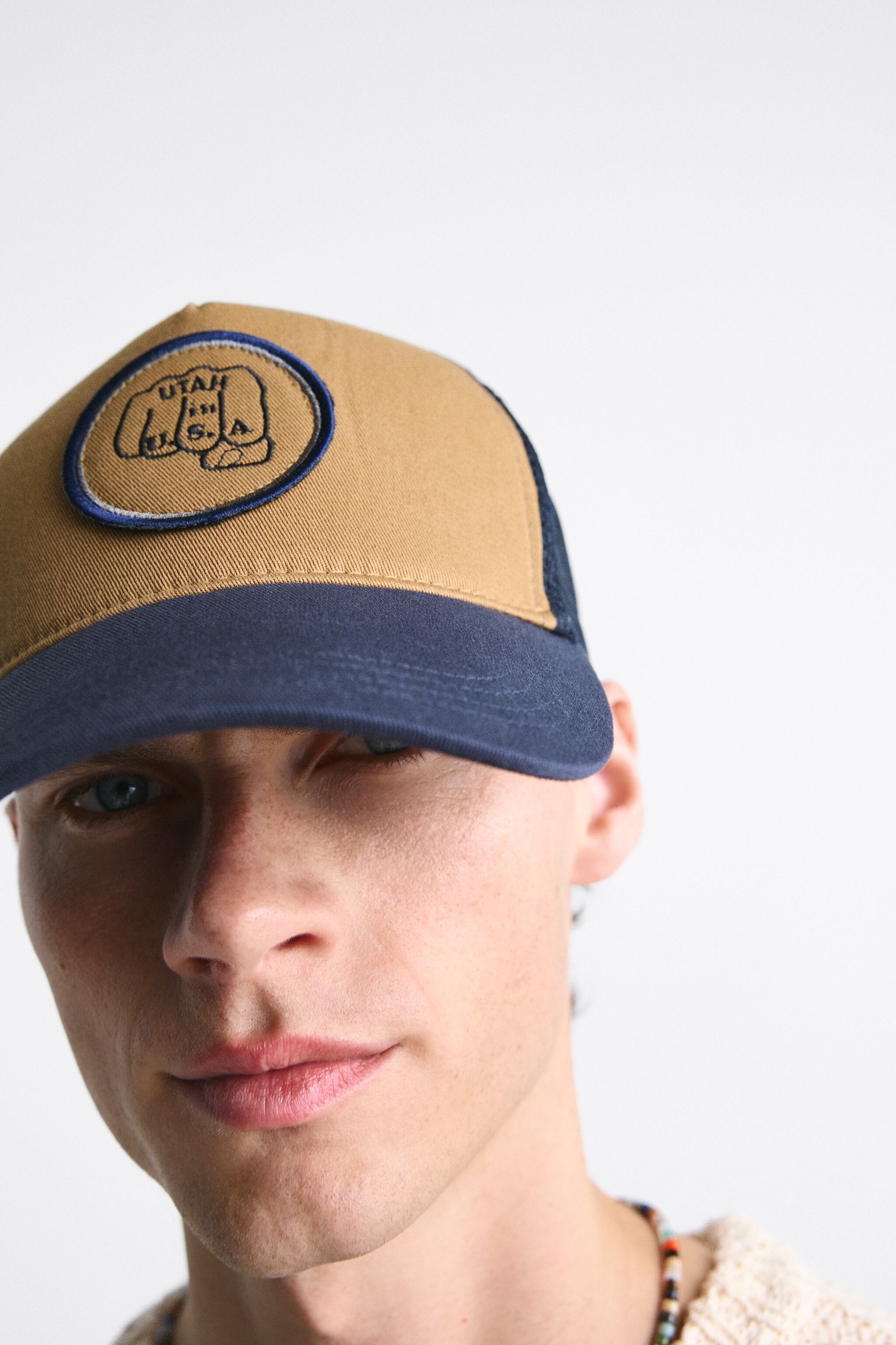 COMBINATION EMBROIDERED CAP