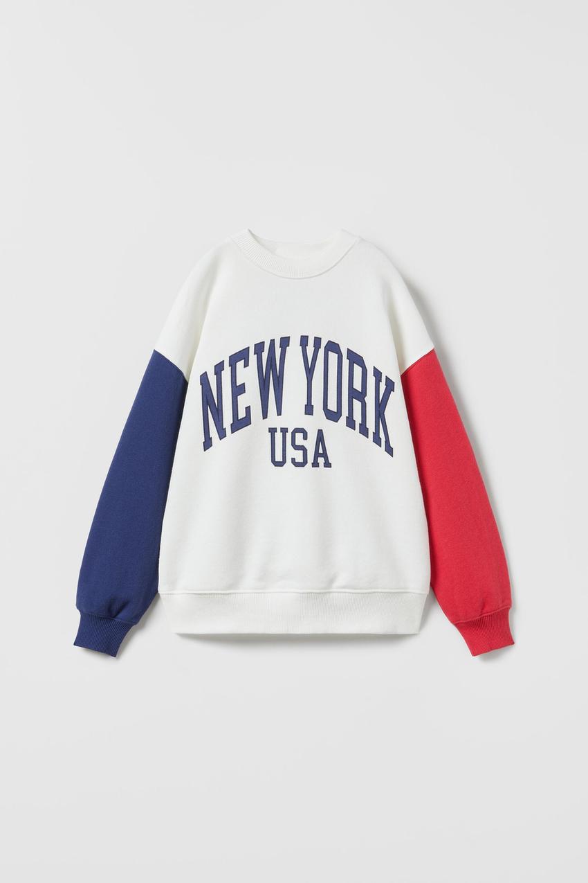 Zara new york sweatshirt Clearance