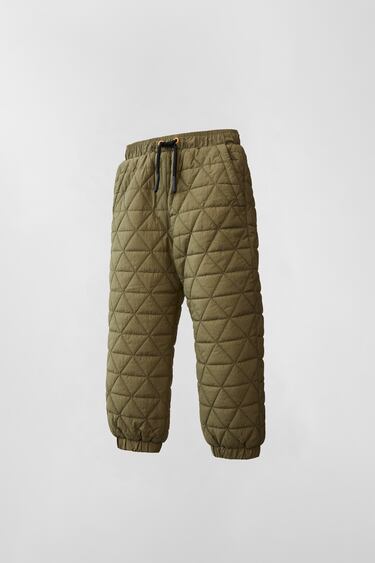 Image 0 of QUILTED TROUSERS from Zara