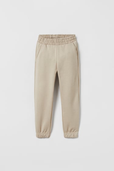 Image 0 of PLAIN PLUSH TROUSERS from Zara