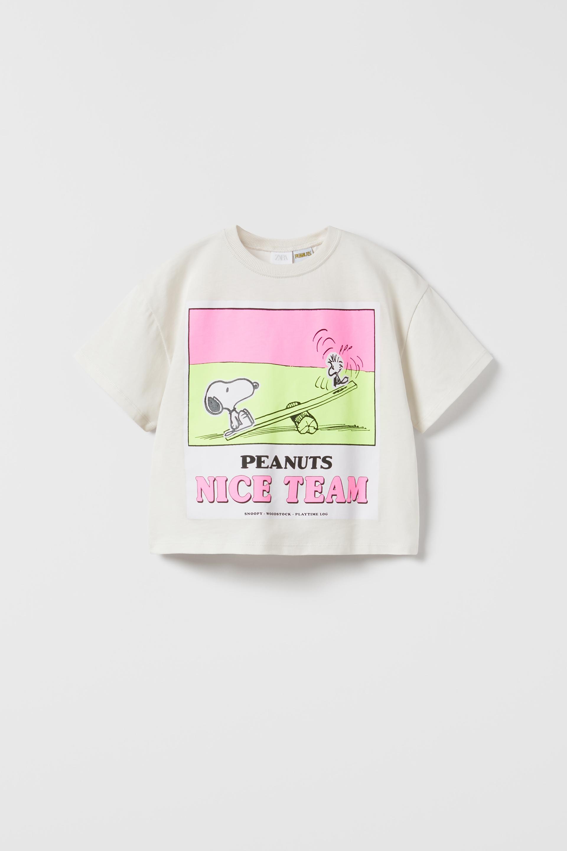 Peanuts t shirt zara Outlet