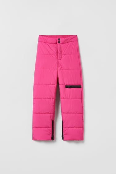 Image 0 of WIND-PROOF AND WATER-REPELLENT QUILTED SKI TROUSERS from Zara