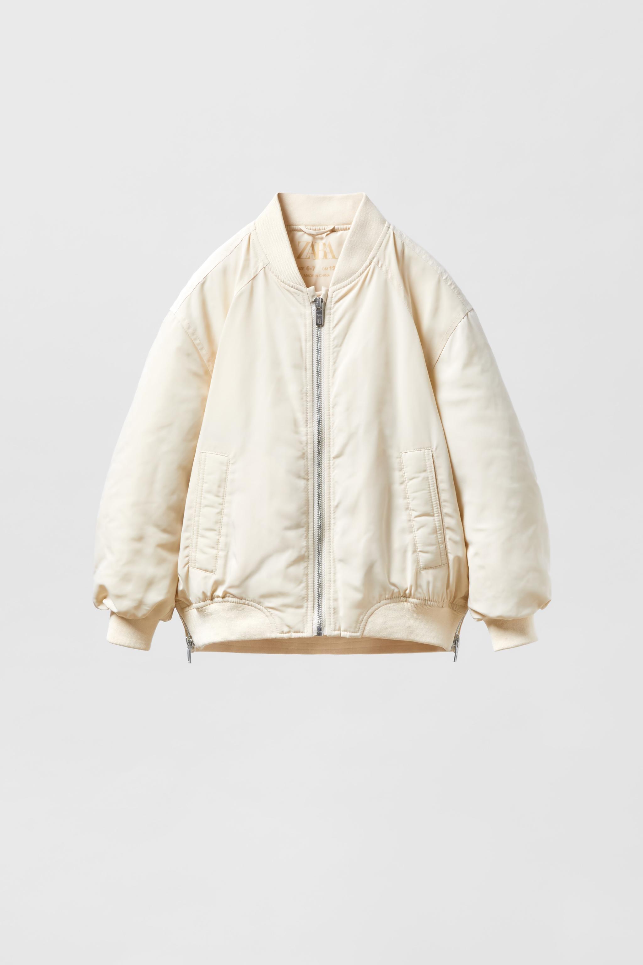 Zara flowy bomber jacket online