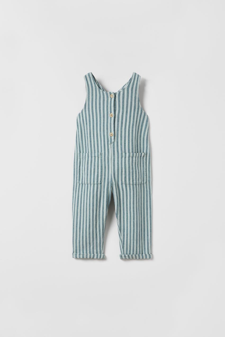 Zara striped jumpsuit Outlet