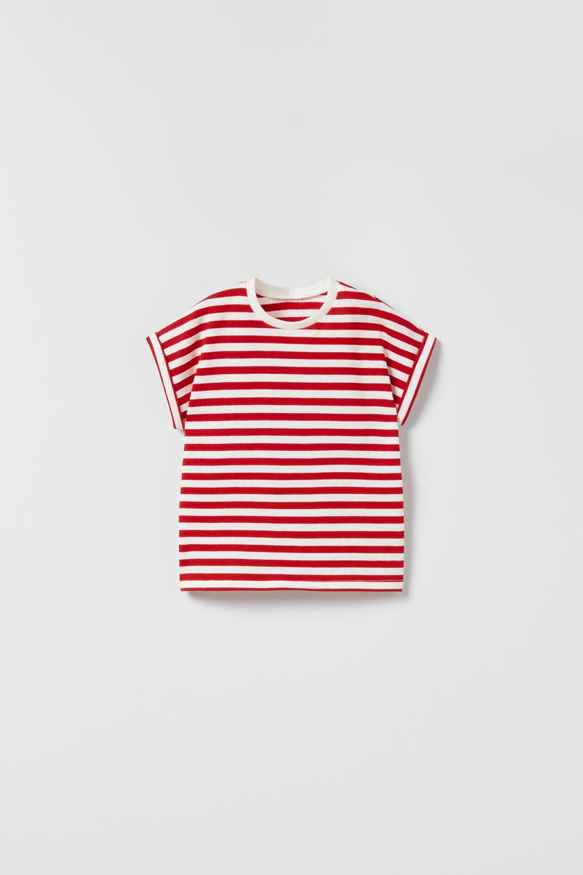 Zara red and white shirt Clearance