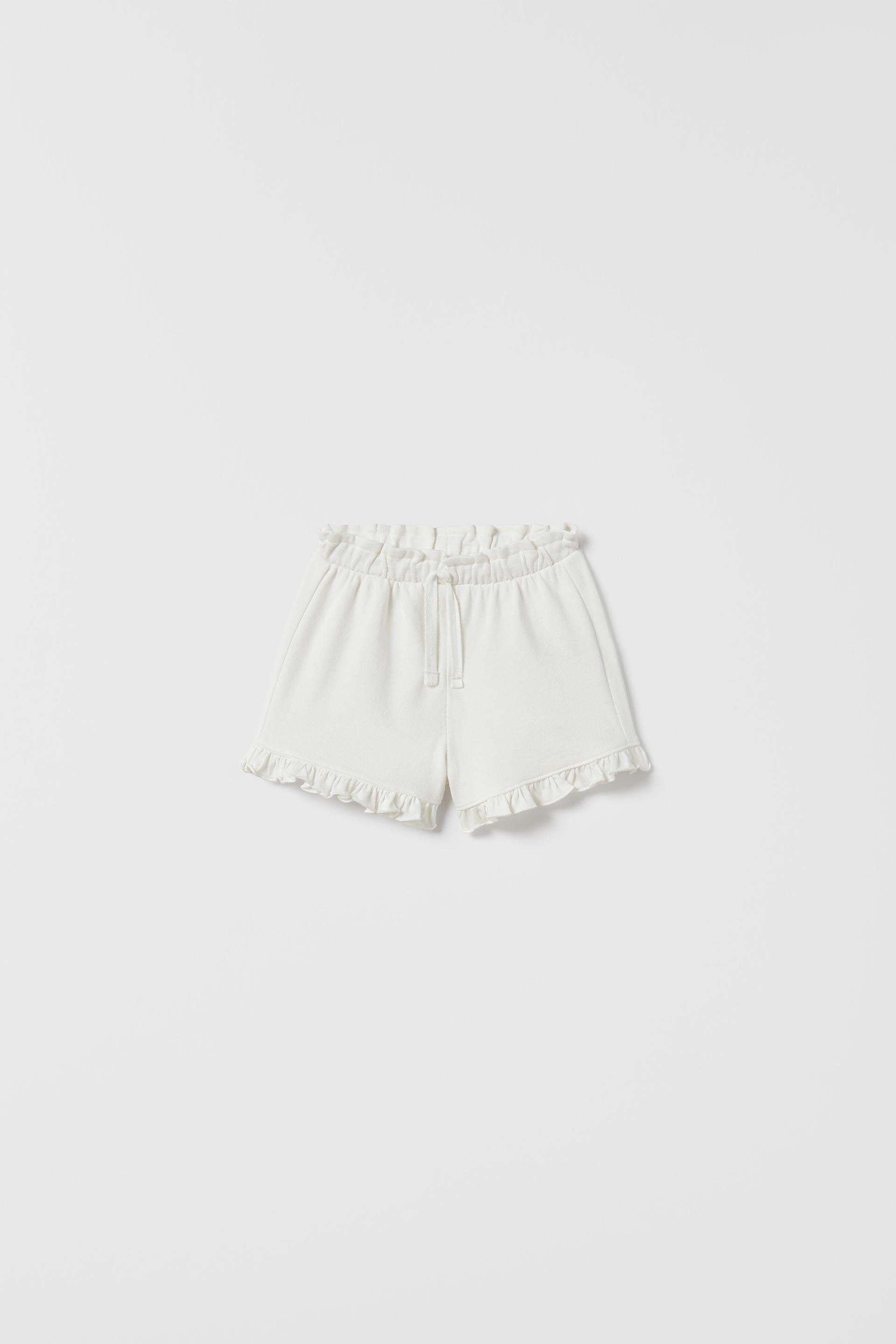 Zara ruffle hem shorts Clearance