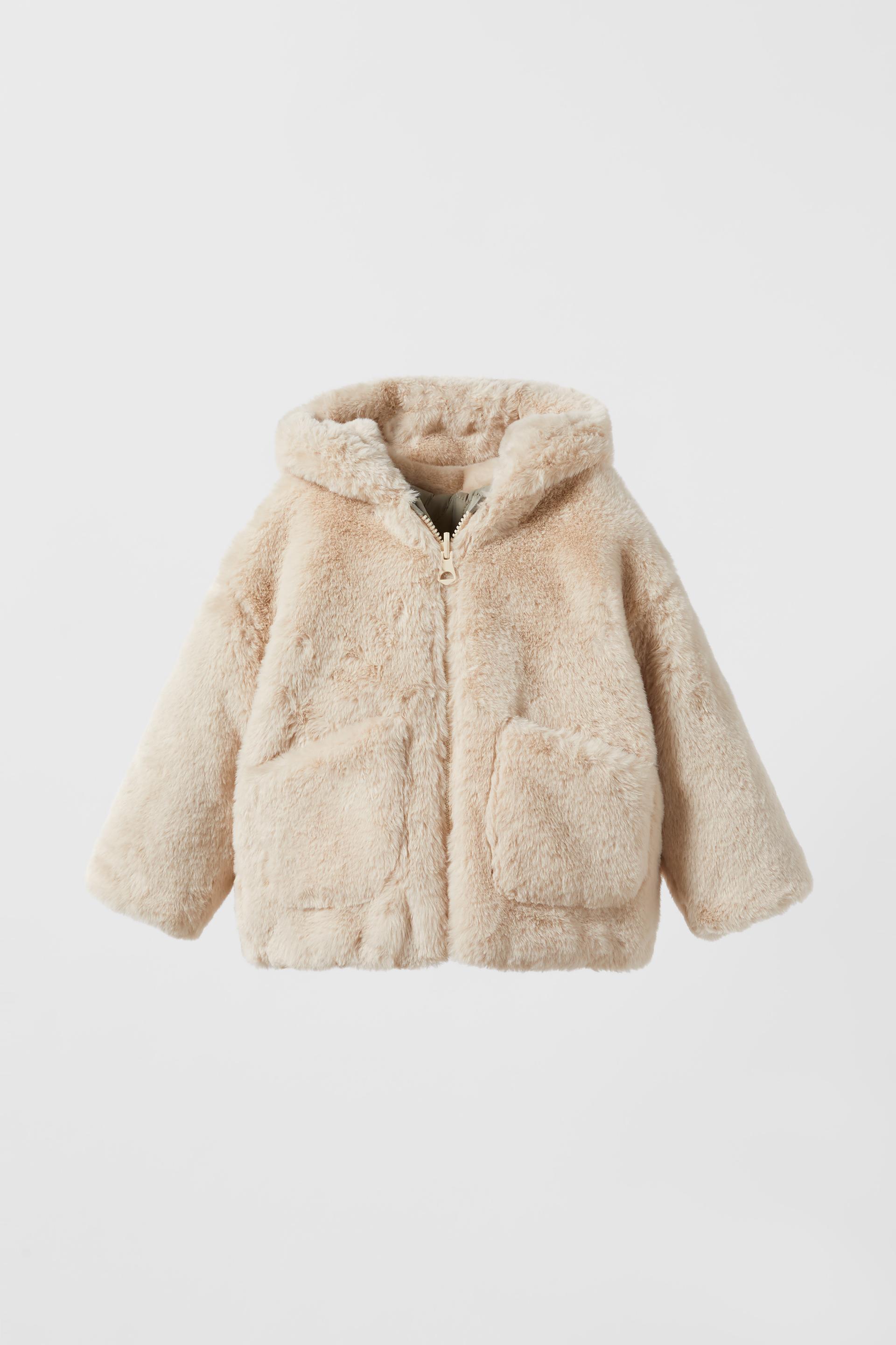 Furry jacket zara Clearance