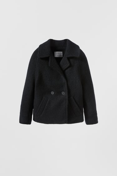Image 0 of DOUBLE-BUTTONED WOOL JACKET from Zara