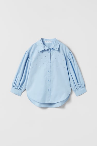 Image 0 of STUDDED SHIRT from Zara