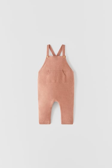 Image 0 of KNIT DUNGAREES from Zara