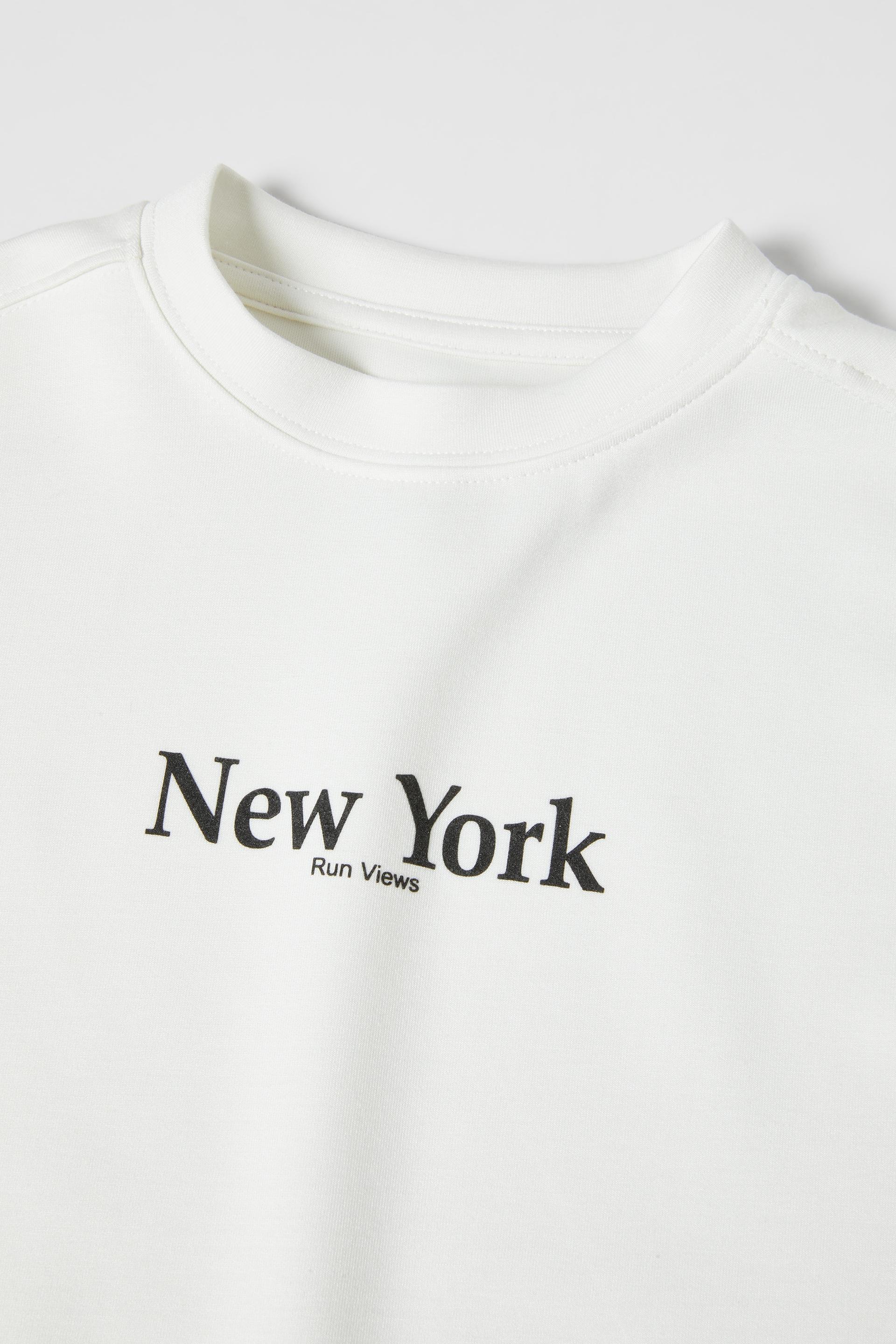 Zara new york sweatshirt Clearance