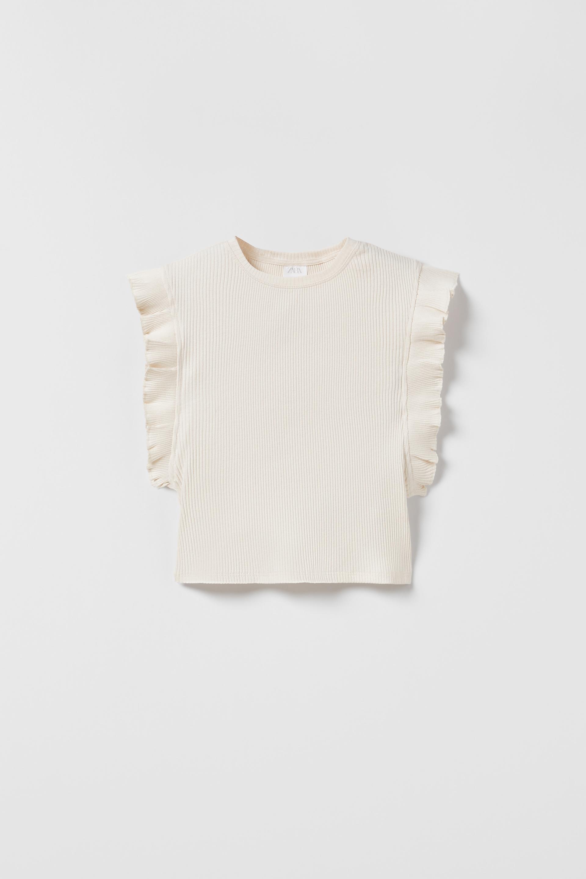Zara ruffled top Outlet