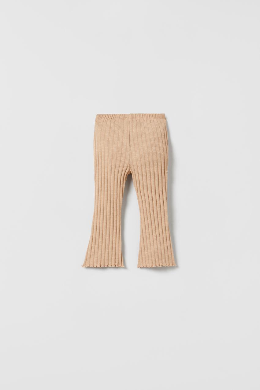 Beige leggings zara Clearance