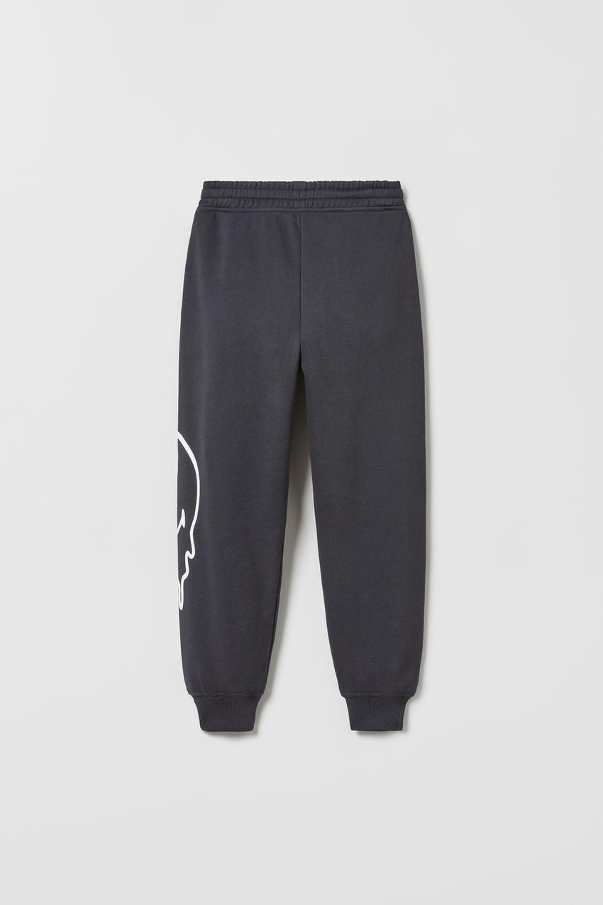 Zara black tracksuit bottoms Clearance