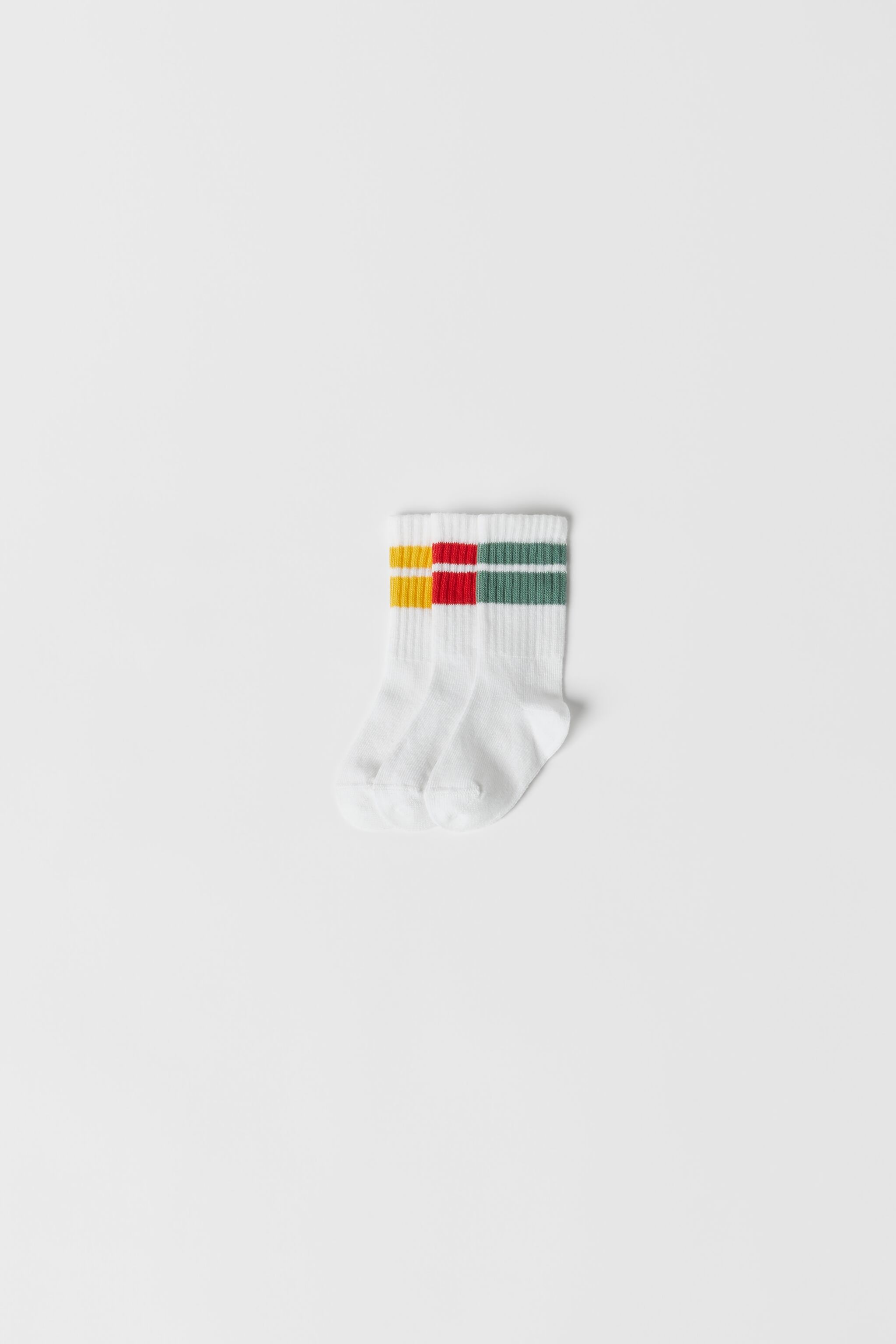 BABY/ THREE PACK OF COLORFUL STRIPED SPORT SOCKS
