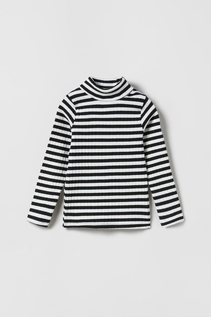 Zara striped turtleneck Clearance