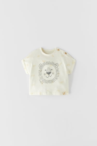 Image 0 of LION T-SHIRT from Zara