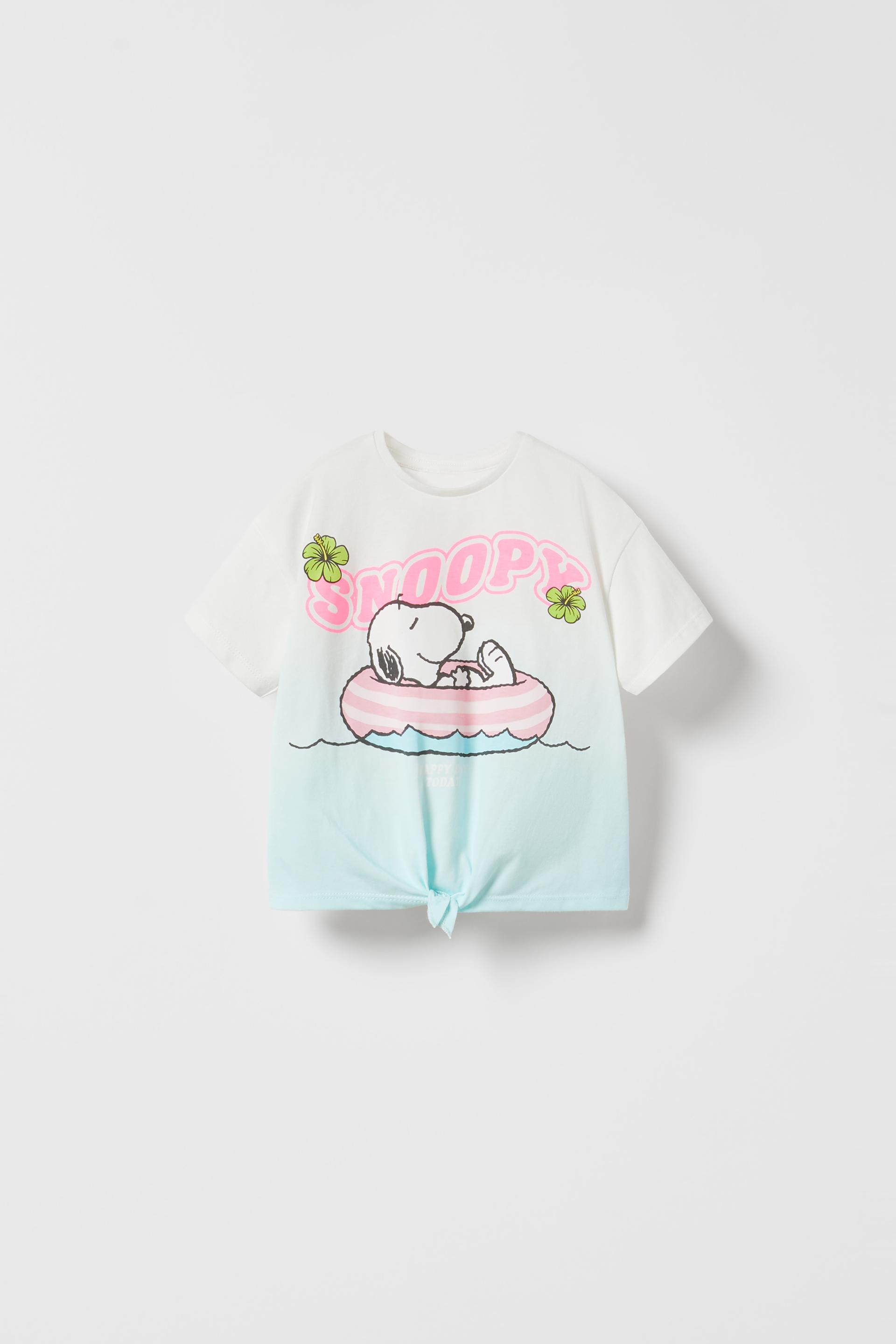 Peanuts t shirt zara Outlet