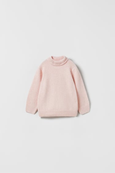 Image 0 of KNIT TURTLENECK SWEATER from Zara