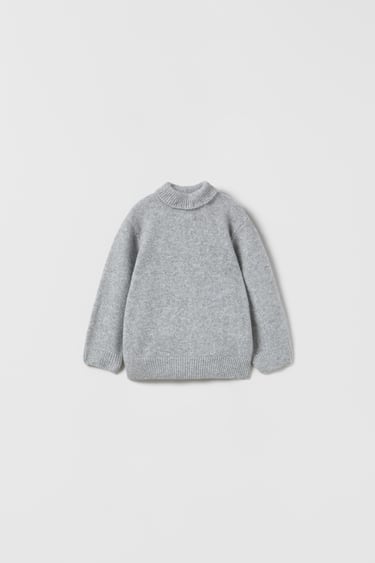 Image 0 of KNIT TURTLENECK SWEATER from Zara