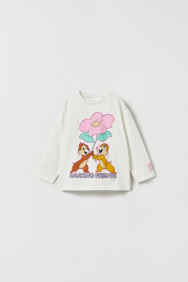 Image 0 of CHIP AND DALE © DISNEY NEON T-SHIRT from Zara