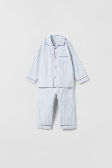 BABY/ ストライプ シャツスタイル パジャマ
