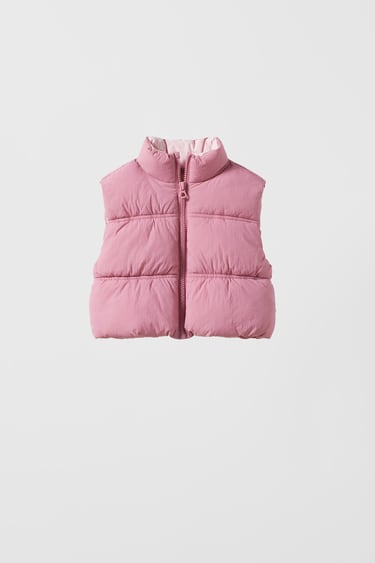 Image 0 of CROPPED PUFFER GILET from Zara