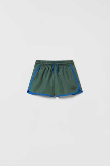 Image 0 of KIDS/ CONTRAST PIPING SWIMSUIT from Zara