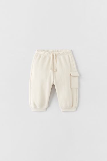 Image 0 of PLUSH CARGO TROUSERS from Zara