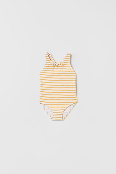 Image 0 of BABY/ STRIPED SWIMSUIT from Zara