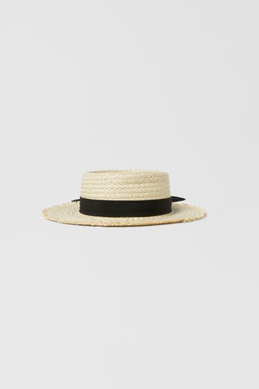 Image 0 of BABY/ BOW BOATER HAT from Zara