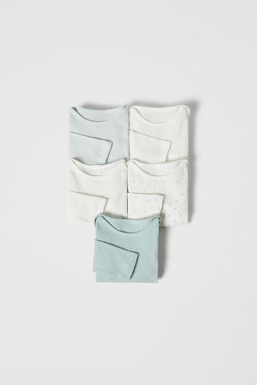 Image 0 of BABY/ FIVE-PACK OF BODYSUITS from Zara