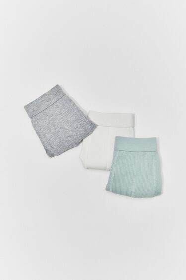 Image 0 of KIDS/ 3-PACK OF RIBBED BOXERS from Zara