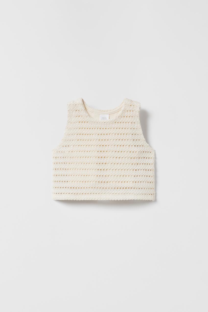 Zara crochet tank top Clearance