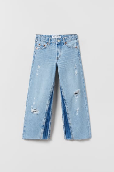 Image 0 of COLOUR BLOCK JEANS from Zara