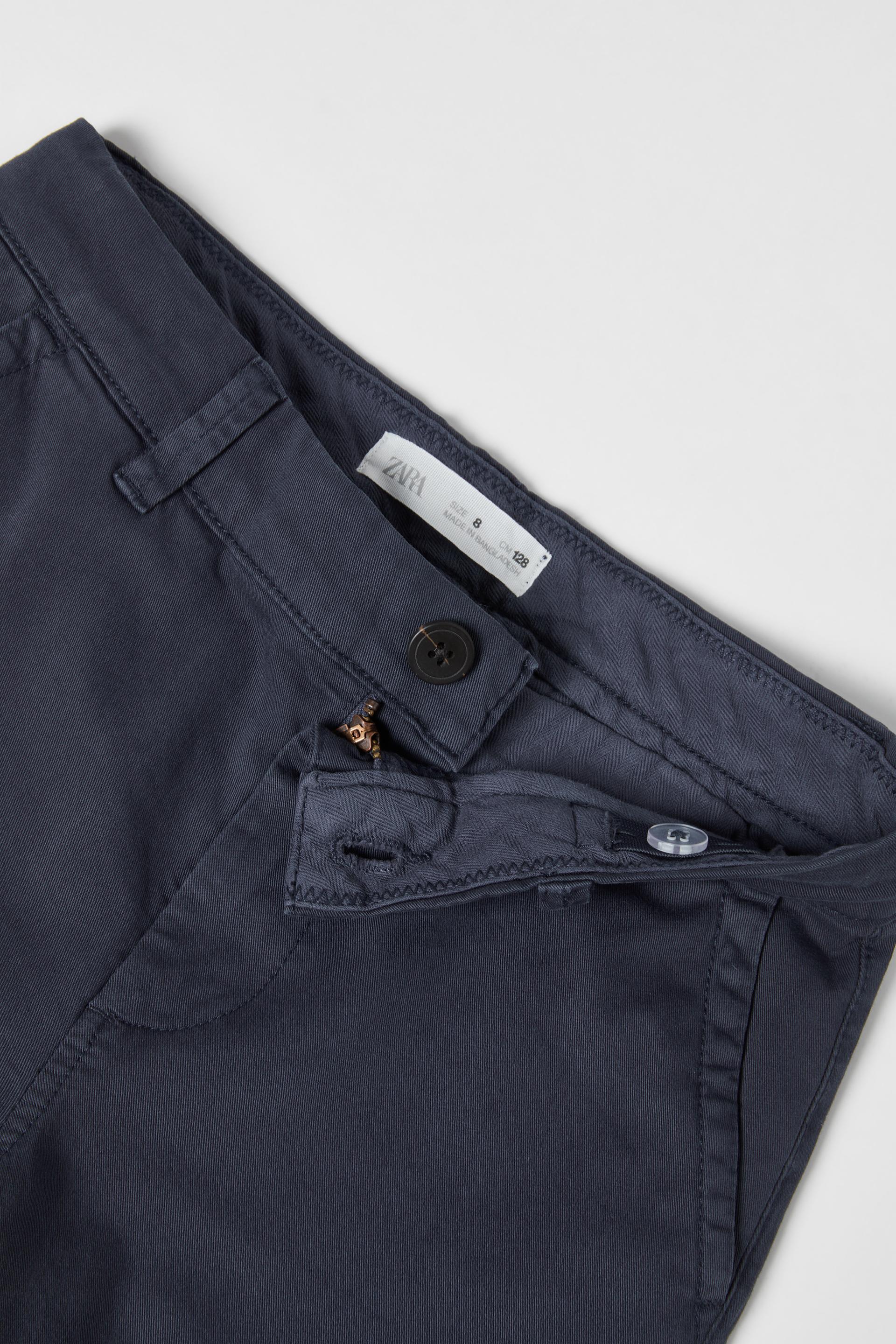 Zara navy chinos Outlet